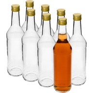 8 ks fliaš 500ml 0,5l na vodku šťavy moonshine tinkture sirup BROWIN 631405