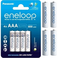 4 AAA BATÉRIE PANASONIC ENELOOP R03 JAPONSKÁ BATÉRIA