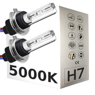 2x HORÁK H7 5000K, XENÓNOVÁ ŽIAROVKA, KOVOVÝ GOLIER