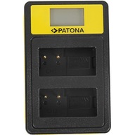 PATONA Smart DUAL LCD USB nabíjačka DMW-BLC12PP