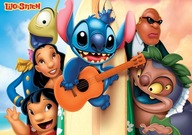 Tortová oblátka LILO A STITCH Cukor A4