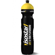 Športová/cyklistická fľaša 1L ISOSTAR BLACK-YELLOW