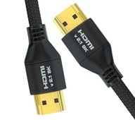 8K KÁBEL 200cm HDMI 2.1 pre 8K TV 2m ULTRA