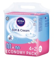 Nivea Baby Soft krémové obrúsky 6 x 63 ks