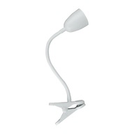 Stolná LED lampa s klipom, 4 W, 420 lm, 4000 K, biela