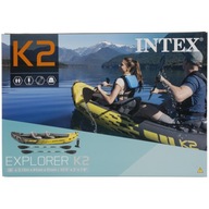 INTEX EXPLORER K2 NAFUKOVACÍ KAYAK 2 VESLOVÁ PUMP