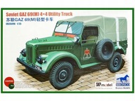 Model vojenského auta GAZ-69(M) 4x4 CB35096 Bronco