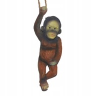 Záhradní trpaslíci Monkey Visiaci Ornament Živica