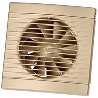 STROPNÝ NÁSTENNÝ VENTILÁTOR SO ZÁSTRČKOU A VYPÍNAČOM Fi 100 GOLD