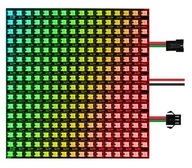 RGBIC WS2812B LED maticový 16x16 ARGB displej