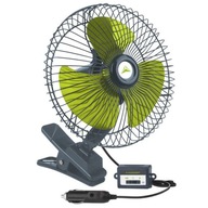 Ventilátor do veterného mlyna do auta 12V 20 cm + CLIP