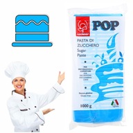 Plastová cukrová poleva POP Blue Modecor 1kg na FÓRKY a OZDOBY