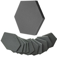 Hexagon Acoustic Foams 10 ks, hrúbka 3 cm