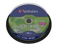 VERBATIM CD-RW 700 MB 8-12X TORTA*10 43480