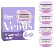 Vložky/čepele pre žiletky Venus Comfortglide Spa Breeze, 4 ks