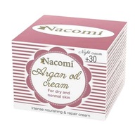 Nacomi 30+ arganový pleťový krém na noc - 50 ml