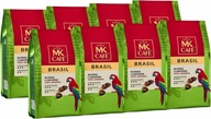 MK Cafe Brasil zrnková káva 400g 100% Arabica x8