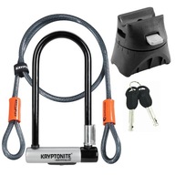 Zámok na bicykel Kryptonite Kryptolok U-Lock + kábel