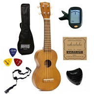 Mahalo MEGA sopránový ukulele set BR Kahiko HIT