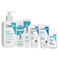 CeraVe Set proti nedokonalostiam Gél 236ml, Sérum, Gél + Krém na ruky