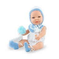 Bábika bábätko 45cm Recien Nacido Soft 1652 modrá