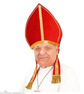 SUPER Pope Bishop Mitra LUX 8521PW Čiapka