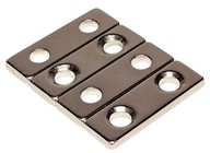 4x NEODYMIOVÝ MAGNET S OTVOROM NA SKRUTKU 30x10x3mm