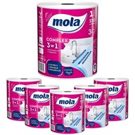 MOLA Komplexné papierové utierky CLEANING CLEANING, celulózové, EFEKTÍVNE, Absorpčné x 6 ks.