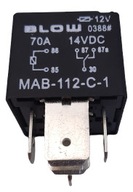 Relé 12V 70A 4120 MAB112C1 5 PIN