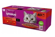 WHISKAS krmivo pre mačky Mäsové pochúťky 40x85g