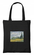 Bavlnená taška Van Gogh Eco Shopper 4 Módna čierna