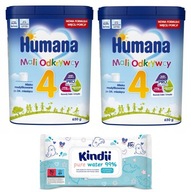 HUMANA 4 NÁSLEDNÉ MLIEKO PO 24 M+ 2x650G Utierky