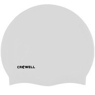 Silikónová plavecká čiapka Crowell Mono Breeze, farba 10, biela