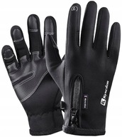 Zimné cyklistické rukavice SURVIVAL Touch Black