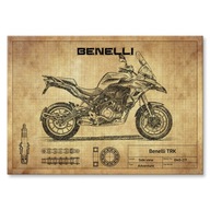 Benelli TRK Gift L kovový plagát