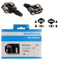 Pedály SHIMANO PD-M520 SPD + zarážky