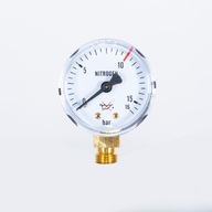 DUSÍKOVÝ MANOMETER M50R 0-16 bar 1/4