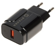 USB SIEŤOVÁ NABÍJAČKA 5V/3A/USB-QUICK3.0/B STAZER