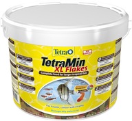 TetraMin XL Flakes [10l vedierko] - krmivo pre veľké okrasné ryby (vločky