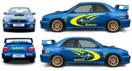 Nálepky rally Subaru Impreza WRC 2000