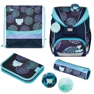 Set školského batohu Herlitz Flower Owl Plus 15l