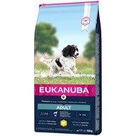 Eukanuba dospelý s kuracím mäsom stredných plemien psov 15 kg