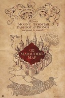 Plagát s mapou Harry Potter The Marauders 61x91,5 cm