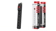 POWER STRIP ARMAC MULTI M6 BLACK 1,5M 6 ZÁSUVEK pre kanceláriu a domácnosť