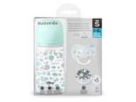 SUAVINEX BOTTLE, cumlík, cumlík, klip, súprava