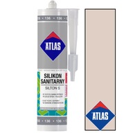 ATLAS SILIKON SILTON SANITÁRNY SVETLO BÉŽOVÝ 019 280ml