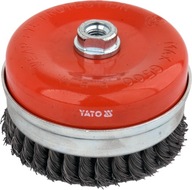 Predná kefa 125mm m14 pletená YT-47691 YAT