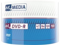 MyMEDIA od Verbatim DVD-R 4,7 GB 16X 50PK Wrap 6920