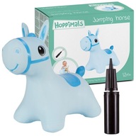 Gumený svetr Hoppimals, modrý koník + pumpa