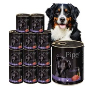 PIPER Animals mokré krmivo pre psov s králikom 12x800g Dolina Noteci